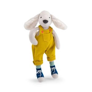 PELUCHE CHIEN JAUNE PILOU "série Puce & Pilou"