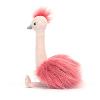 PELUCHE L'OISEAU FOUFOU LE FLAMANT ROSE