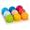 PYRAMIDE DE BOULES MULTICOLORES