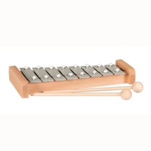 XYLOPHONE DE HUIT NOTES EN BOIS ET MÉTAL